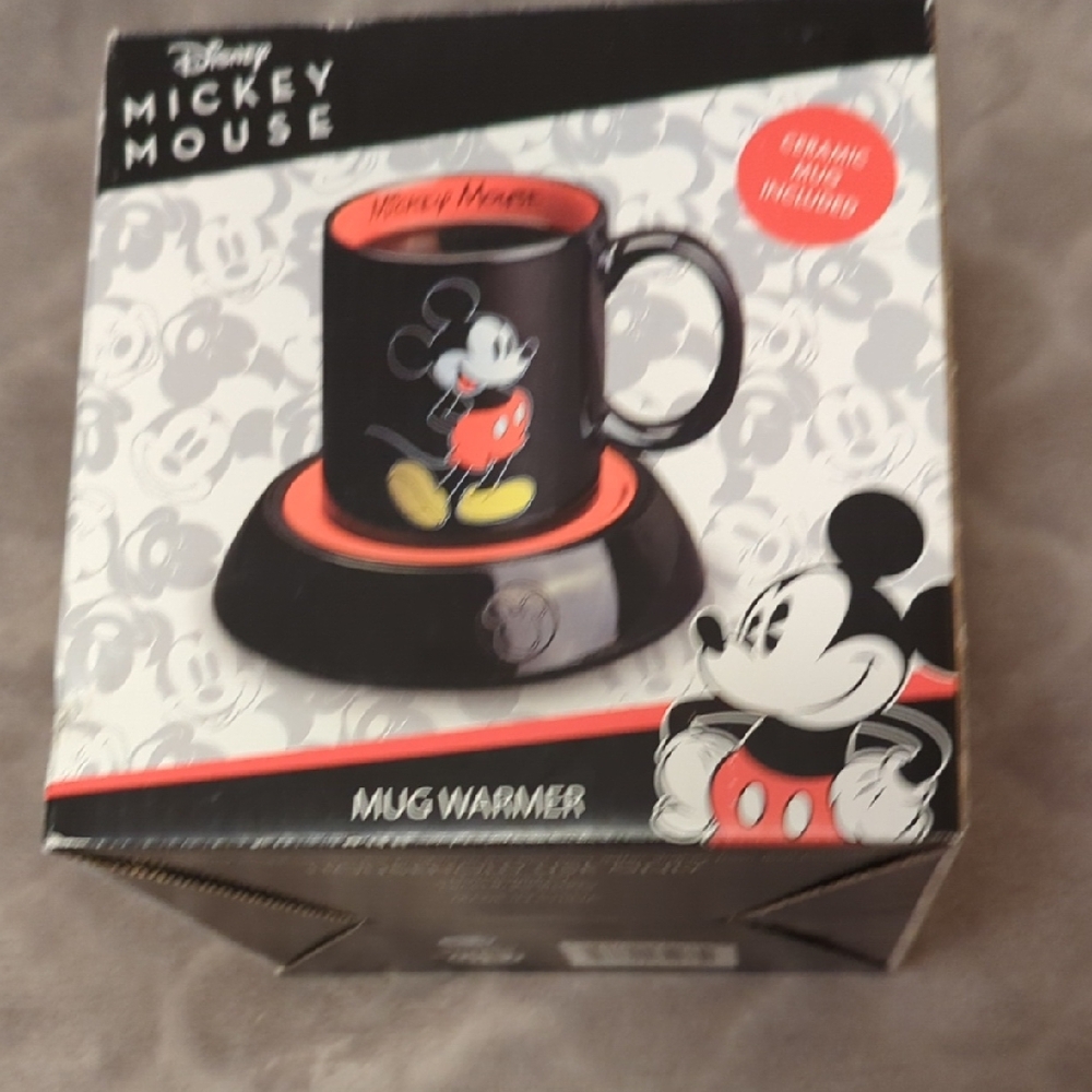 Disney Mickey Mouse Black Coffee Warmer.